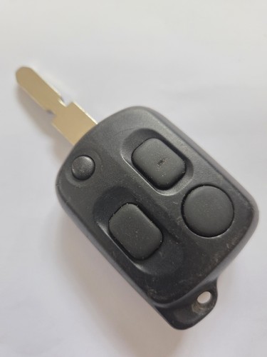 ORIGINAL PEUGEOT 607 ETC 3 TASTEN FERNBEDIENUNG ALARM FLIP UNGESCHNITTEN SCHLÜSSELANHÄNGER