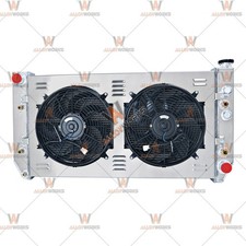 3 Row Radiator Shroud Fans For 1982-1991 Chevy C10 C20 K10 Gmc C1500 C2500 6.2l 3 Row Radiator Shroud Fans For 1982-1991 Chevy C10 C20 K10 Gmc C1500 C2500 6.2l