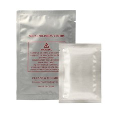 4 Pieces Silver Watch Jewellery Cleaner Anti Tarnish Polish Polishing Cloth