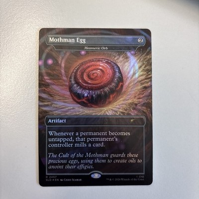 Mesmeric Orb Mothman Egg Magic The Gathering Secret Lair R2457 Rare Foil