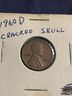 1960 D Cracked Skull Error Lincoln Memorial Cent Penny Nice Coin — photo 1
