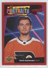 2020-21 Upper Deck UD Portraits Rookies Red Kirill Ustimenko #P-93 0c6