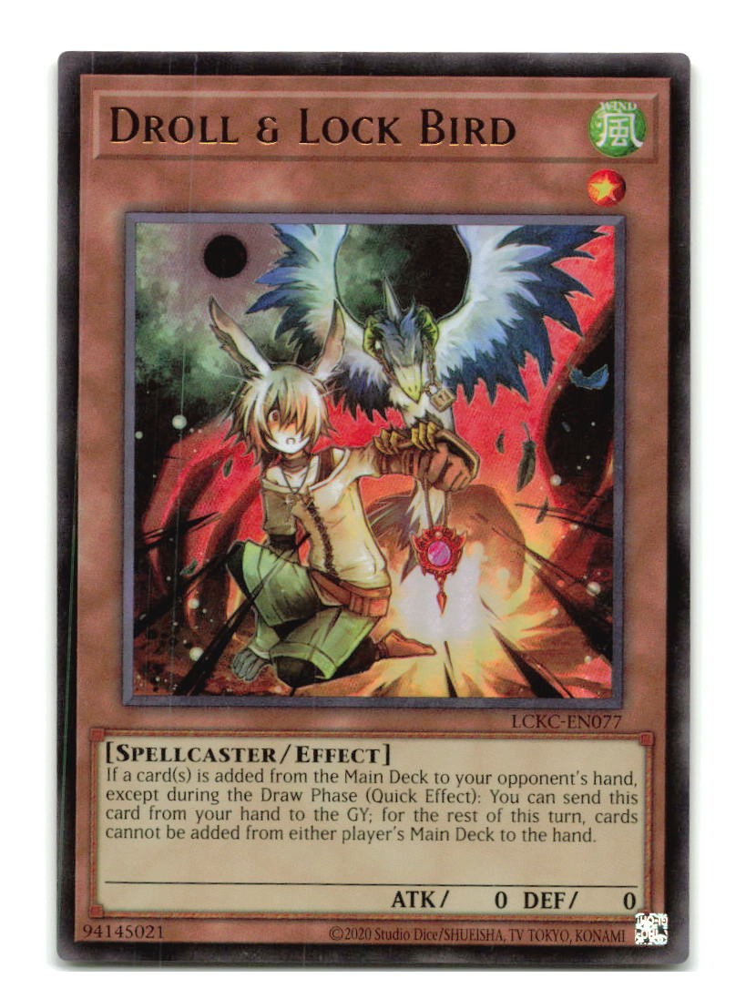 Droll & Lock Bird - LCKC-EN077 Ultra Rare - YuGiOh-LP