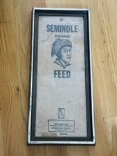 Seminole Brand Feed Valdosta GA DBC Vintage Dowling Bag Co Framed Advertising