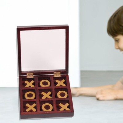 Tic-Tac-Toe Puzzle Spiel Set Spielzeug für Kinder Erwachsene Wohnzimmer