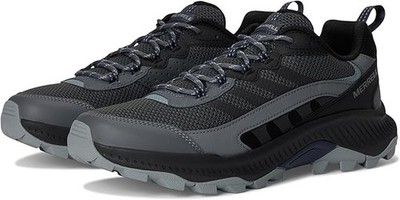 Merrell Men's Speed Strike 2 Hiking Trail Shoes Rock Black Size 12 NEW