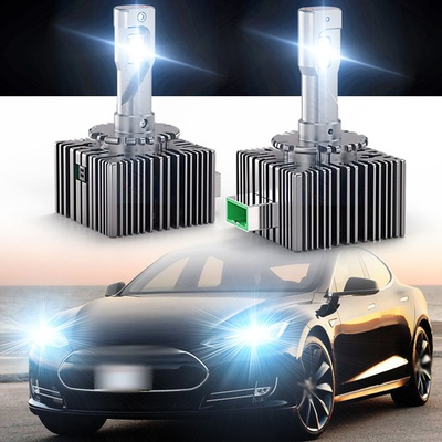 #ad New For 2012 2015 Tesla Model S Plugamp;play 2pc Combo D3S LED Headlight Bulbs Kit $39.99