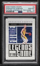 2020 NBA Hoops Future Legends of the Game Domantas Sabonis PSA 10 GEM MT 0qr0