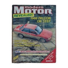 Modern Motor - Vintage Automotive Magazine May 1987 Holden HDT Director Poster