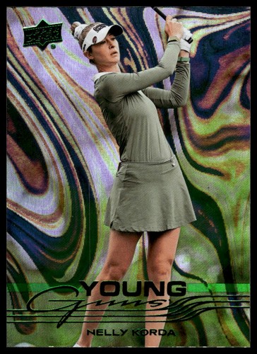 Nelly Korda [Green Young Guns] #101 2026 Upper Deck card
