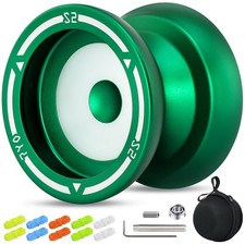 S2 Responsive Yoyo for Kids, Professional Dual Purpose YoYo Alloy Metal Yoyo ...