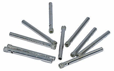 10 x 3 mm Diamantbohrkronen für Keramik, Glas, Porzellan - UK-Verkäufer