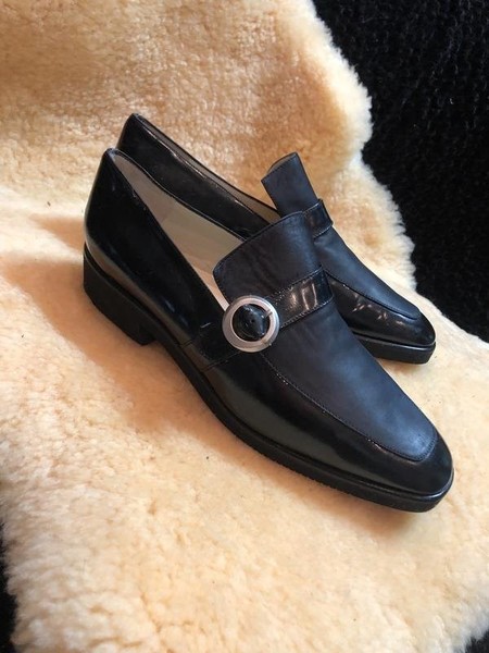 Women Nando Muzi Loafers Black Suede 38