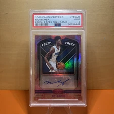 Mo Bamba /25 Fresh Faces Auto Card PSA 9