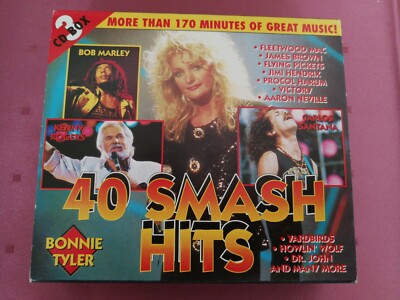 Für Liebhaber: 40 Smash Hits (3 CD's)  u.a. Fleetwood Mac, Santana, Jimi Hendrix
