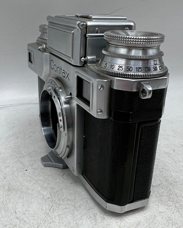 Contax III 35mm Film Rangefinder Camera w/ Carl Zeiss Sonnar 50mm