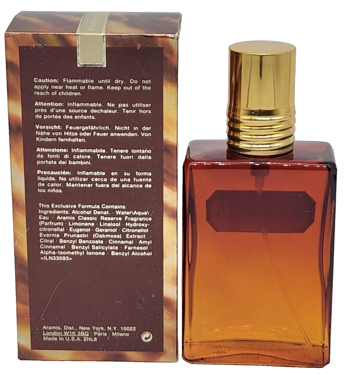 アラミス クラシックリザーブ 100ml Aramis Classic Reserve Eau de Toilette Spray For Men 3.4 fl