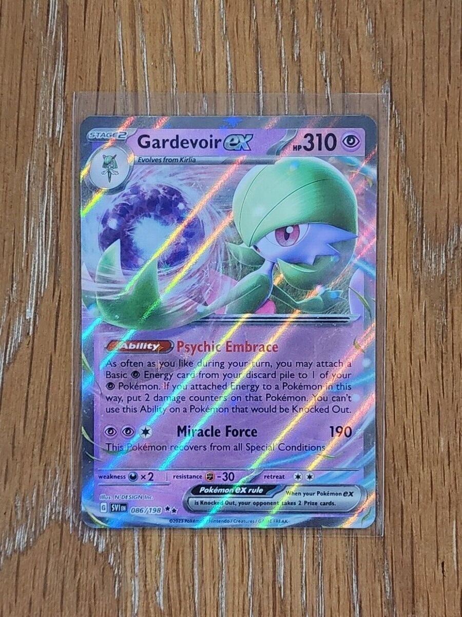  Gardevoir ex 086/198 Holo - Scarlet & Violet - Pokemon  Evolution 3 Card Lot - Ralts & Kirlia : Toys & Games