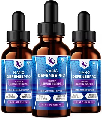 For Nano Defense Pro Liquid Clean Health Nails Supplement Serum (3 Pack)