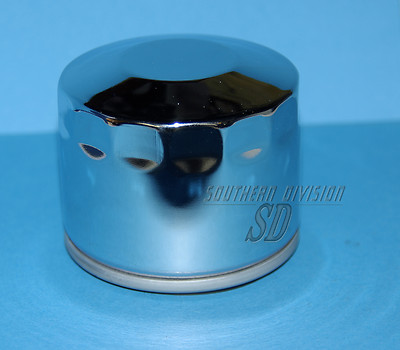 BSA Triumph Norton brit bike CHROM Ölfilter spare oilfilter for conversion plate