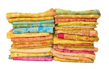 Wholesale lot 50 Banarasi Party Wear Saree 100 Pure Silk Vintage Sari 5 Yard