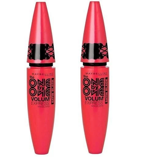 MAYBELLINE NEW YORK - JADE 2x 9,6ml Maybelline Jade Volum Express Mascara the ONE by ONE Amethyste/Braun