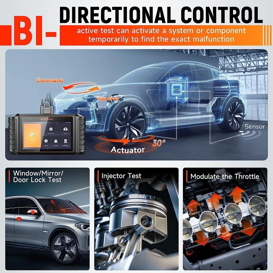 For GM Bidirectional ECU Coding Car OBD2 Scanner Diagnostic Scan Tool TPMS Oil - Image 3 of 4