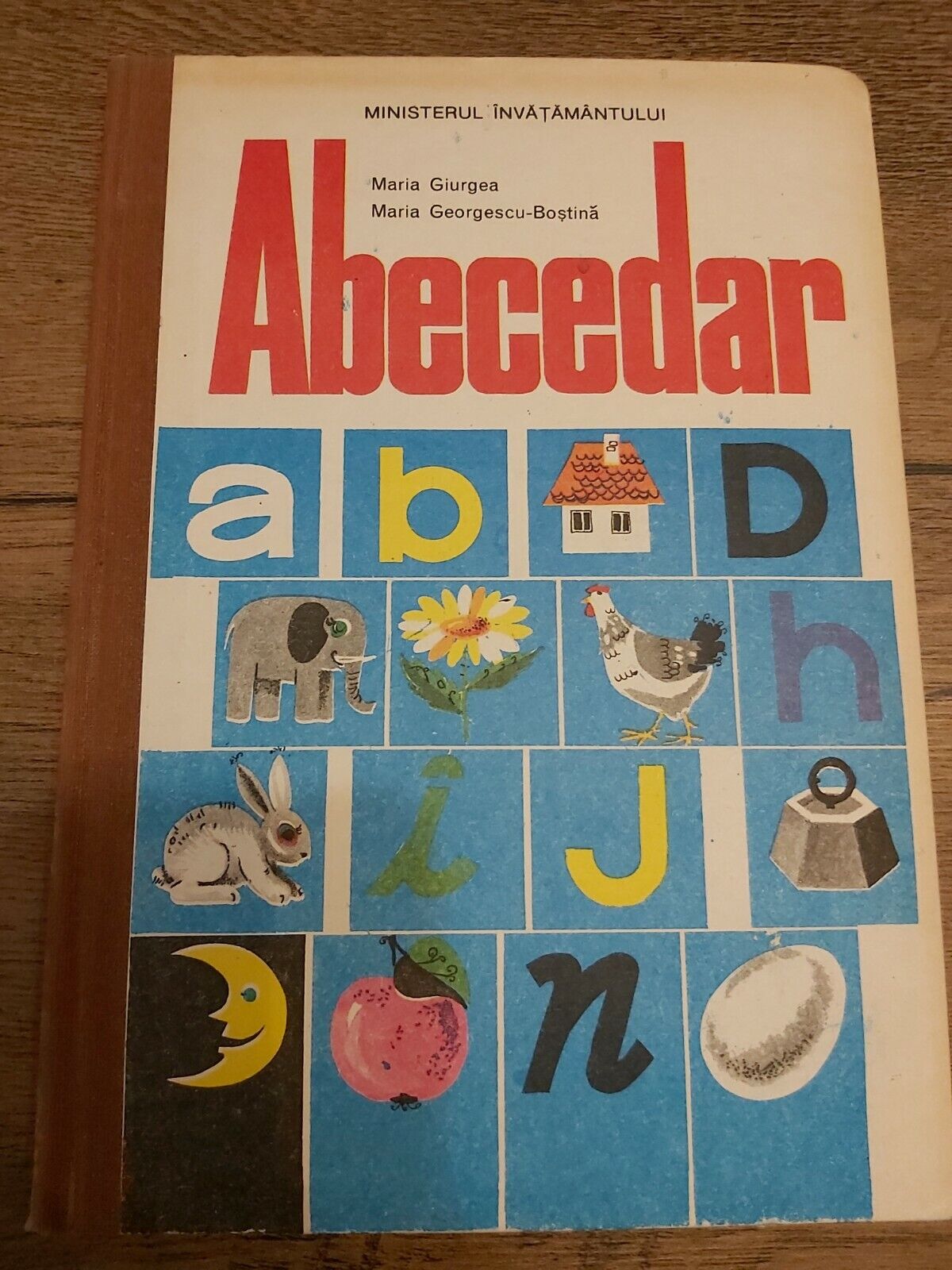 Abecedar Romanian alphabet, ABC, rare specimen