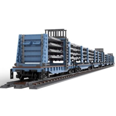 ZITIANYOUBUILD MOC: Welded Rail/Ribbon Rail Car 4709 Parts Building Toys Kit