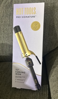 Hot Tools Pro Signature 24K Gold Curling Iron in Size 1.5''