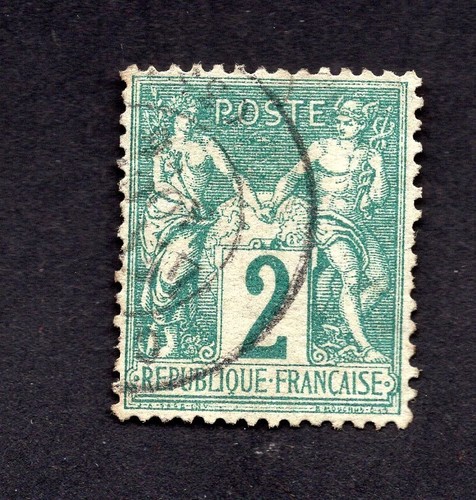 France 1876 stamp Mi#57I used CV=300$