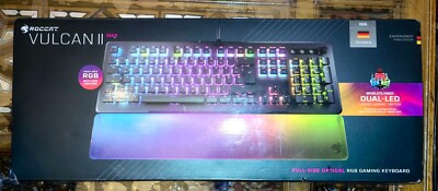 ROCCAT Vulcan II Max Verkabelte Mechanische Gaming-Tastatur - Schwarz,...