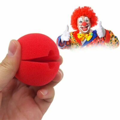 20 Palline Di Spugna Rosse, Naselli Da Clown Rossi, Palline In Schiuma, Piccole Sfere Magiche, Naso Da Clown, Palline Rosse In Schiuma, Sponge Balls Magiche Per Carnevale, Trucco Per Bambini, Feste - Foto 5