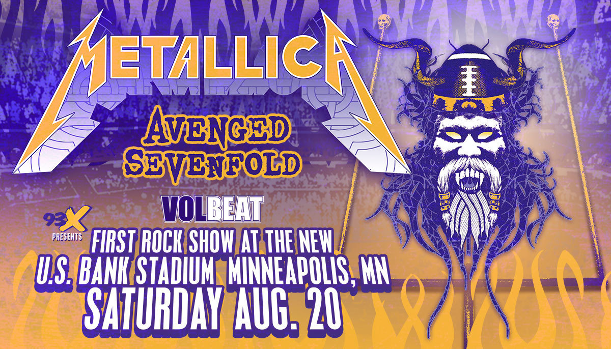 METALLICA / AVENGED SEVENFOLD / VOLBEAT 2016 MINNEAPOLIS CONCERT