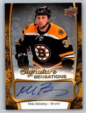 2016  Upper Deck #SS-MB Matt Beleskey Signature Sensations Auto