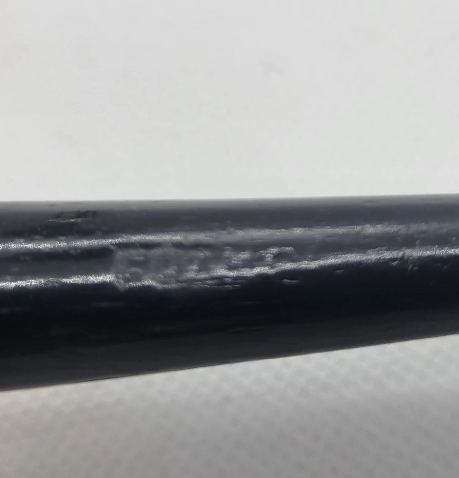 Mid Century Modern Salad Serving Fork and Spoon, Wooden & Sterling Silver France - Image 3 of 4