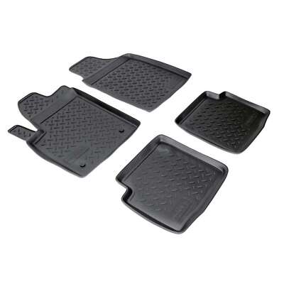 3D Gummi Fussmatten passend für FIAT Abarth 500 500c | 2007-2020 | passgenau