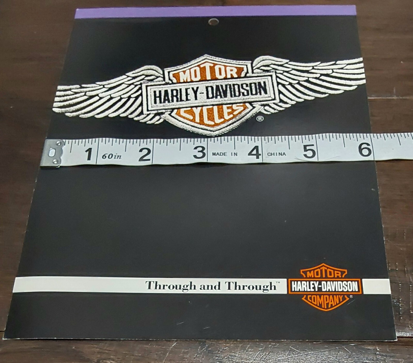 Harley-Davidson FLHS Electra Glide Sport 1991 Features and Specs Hang Tag