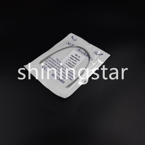 1 Sacchetto Super Elastico Niti Dentale Ortodontico Arco Filo Rotondo Ovoidale Superiore/Inferiore - Foto 10 di 38