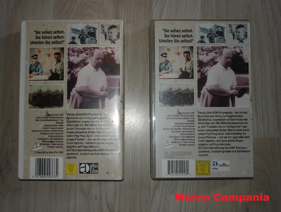 2  x  Kinder,  Kader,  Kommandeure  - VHS Cassetten  -  Atlas / BMG  -  Sehr gut - Bild 4 von 4