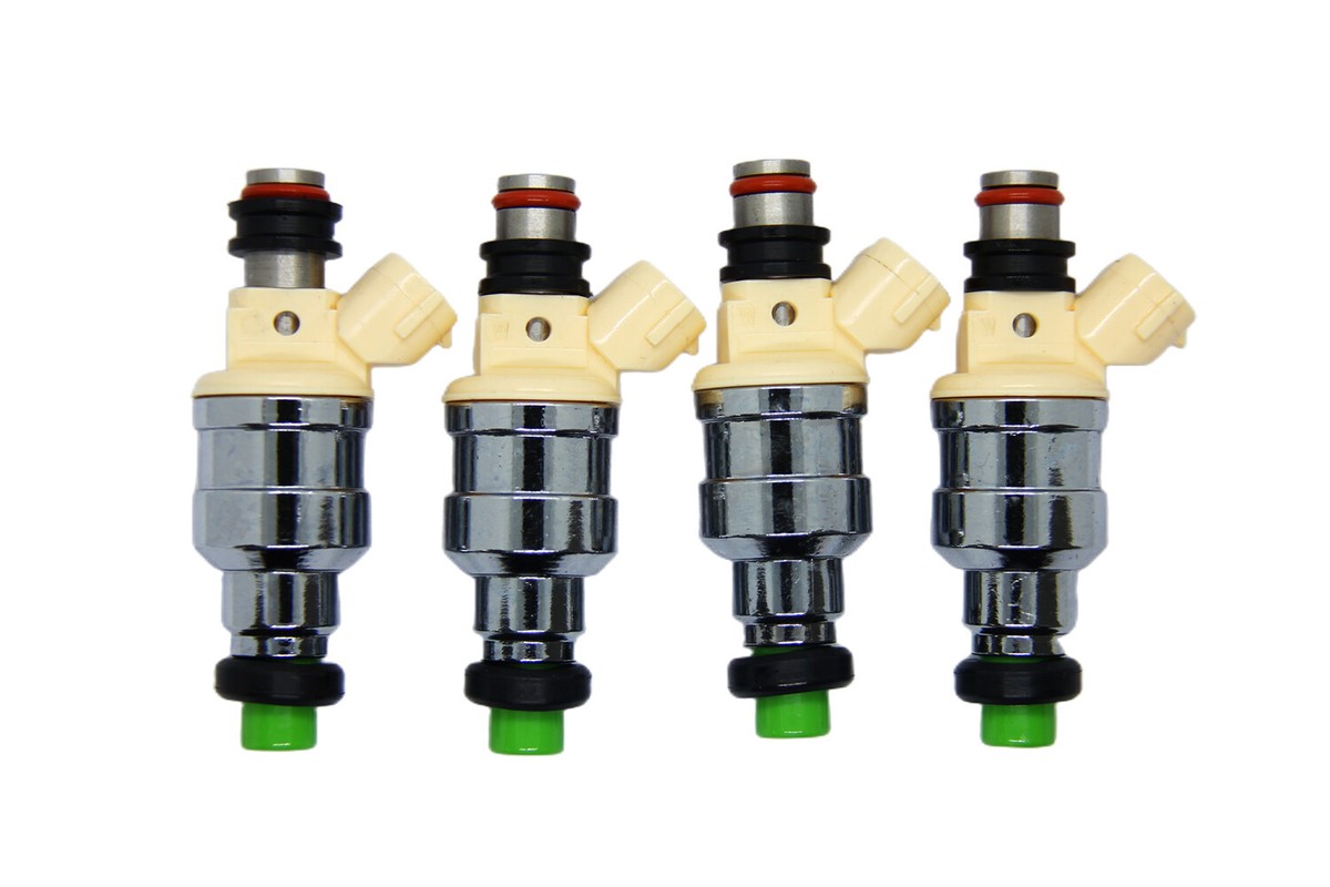 4pcs For Mazda B2200 2.2L I4 1990-1993 F2G813250 Fuel Injectors