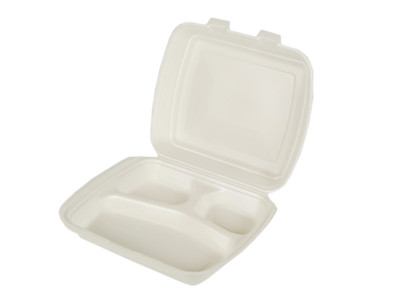 250 Menüschalen  Menüboxen Menübox 3 geteilt 21x24x7 cm XPS Styropor (79620)