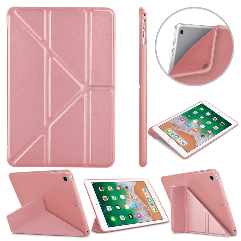 For iPad Pro 11/10.5/10.2/Air 4th 10.9" 10th Smart Case Leather Stand Flip Cover - Image 4 of 4