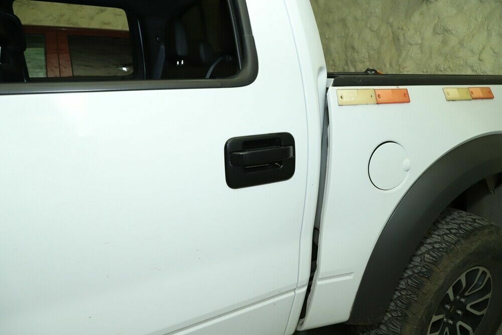 For 2009-2014 Ford F-150 Black Exterior Door Handle Bowl Decor Cover Trim Bezels