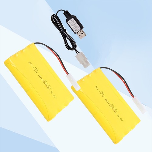 Batteria Ricaricabile Ni-MH 9.6V 2400mAh Con Connettore SM-2P - Alta - Foto 6