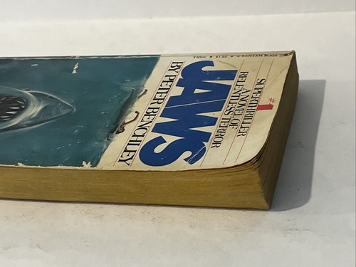 Jaws movie by Peter Benchley (PB Bantam 1974) 9th printing - FAIR - see desc. - Picture 8 of 24