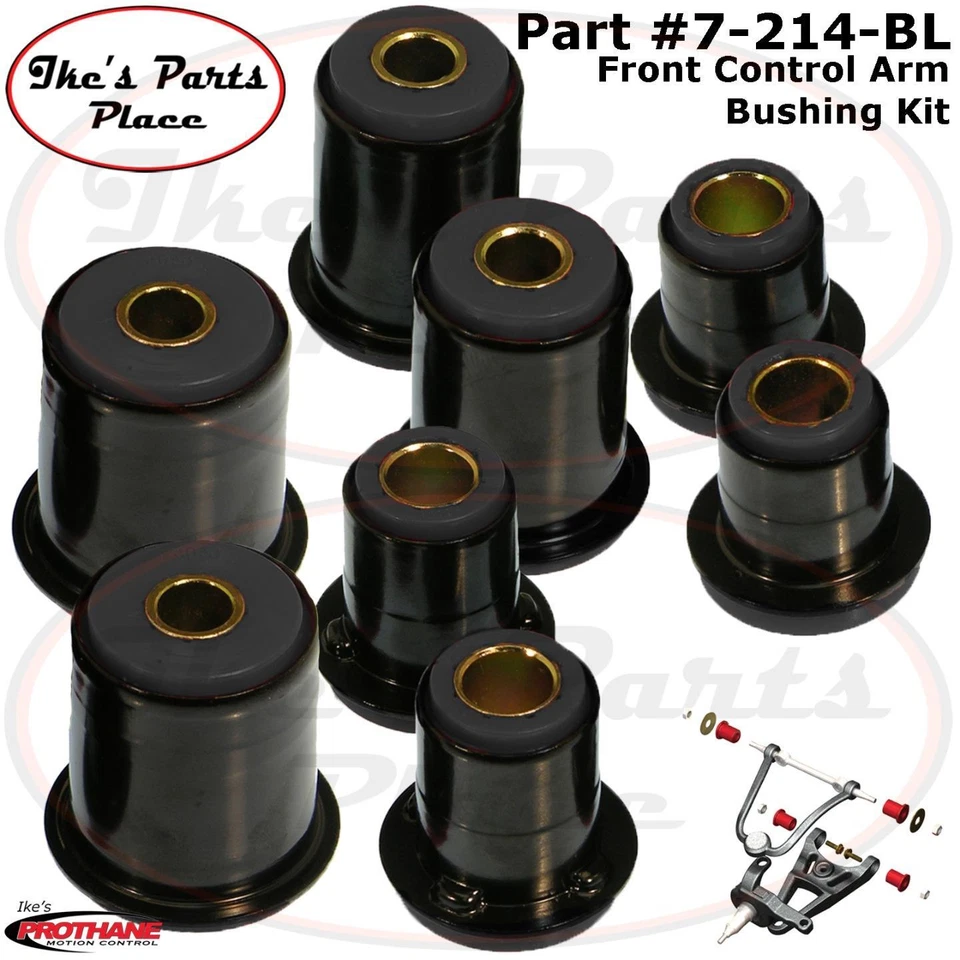 Prothane 7-214 Front Control Arm Bushing Kit with Shells 74-79 Buick/Chevy/Olds - Image 2 of 3