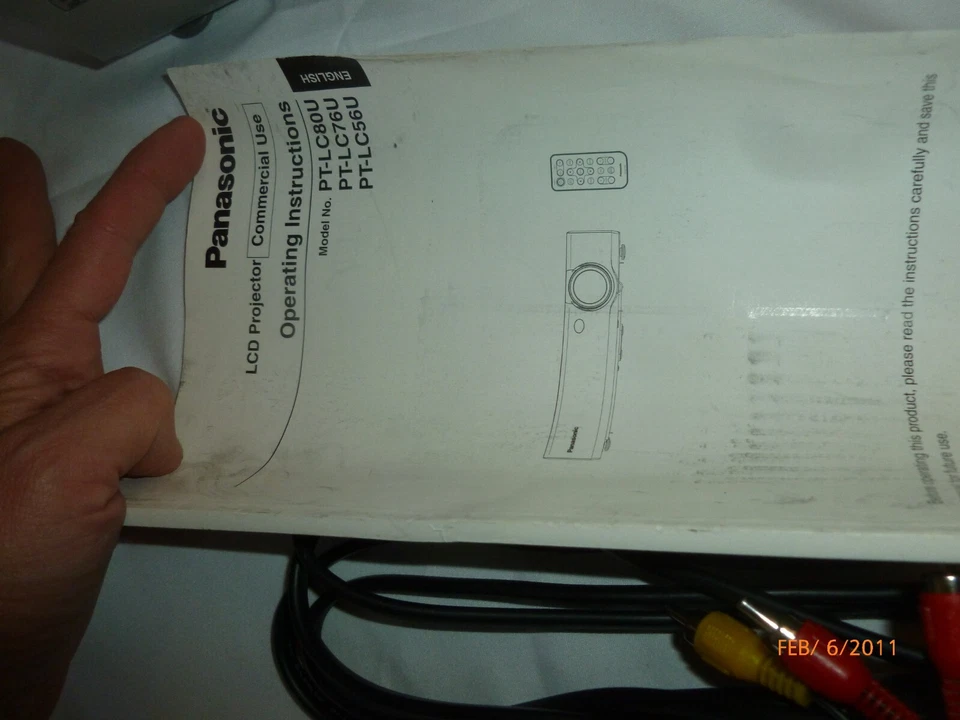 Panasonic LCD Projector PT-LC76U tested - Image 4 of 4