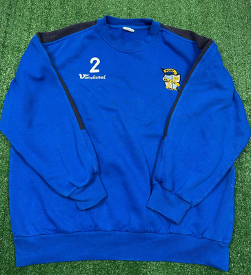 Port Vale FC Vandanel Blue Retro Training Jumper | Mens Adult Large Football 2