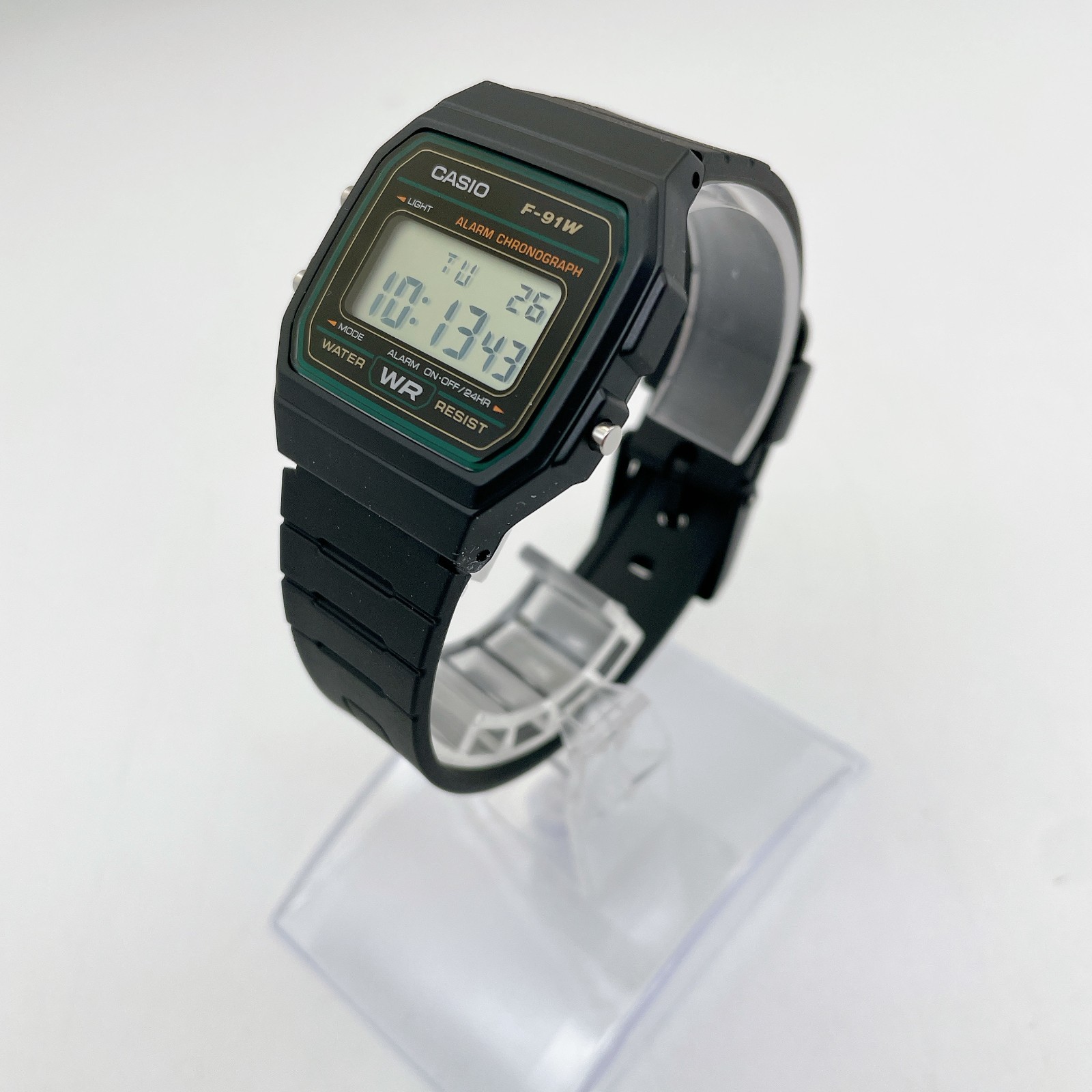 CASIO F-91W-3JH Green Digital Watch CASIO Collection Japan Model JDM New